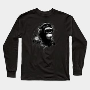 Graffiti Chimpanzee Long Sleeve T-Shirt